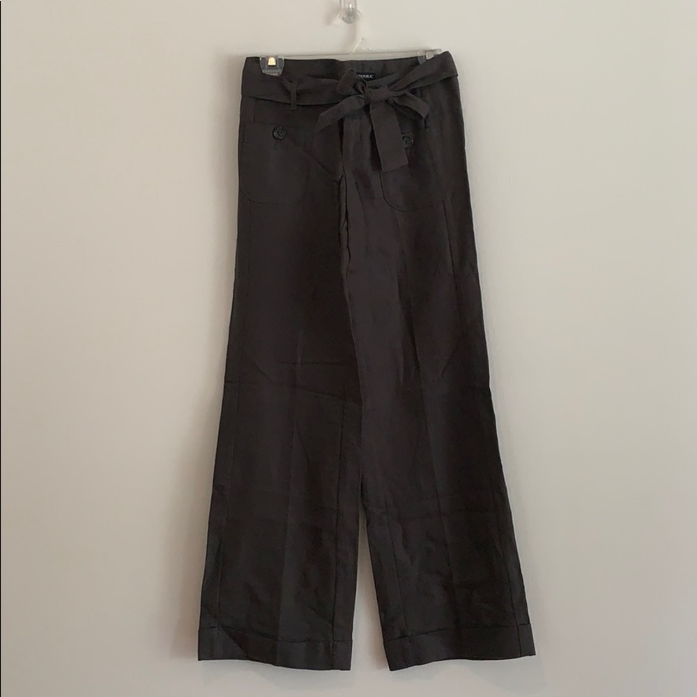 Women's wide leg linen pants